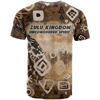 Shaka Zulu T shirt Monochrome Portrait Zulu Kingdom Heritage Unconquered Spirit Warrior Legacy Theme - Wonder Print Shop