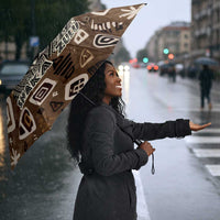 Shaka Zulu Umbrella Monochrome Portrait Zulu Kingdom Heritage Unconquered Spirit Warrior Legacy Theme - Wonder Print Shop