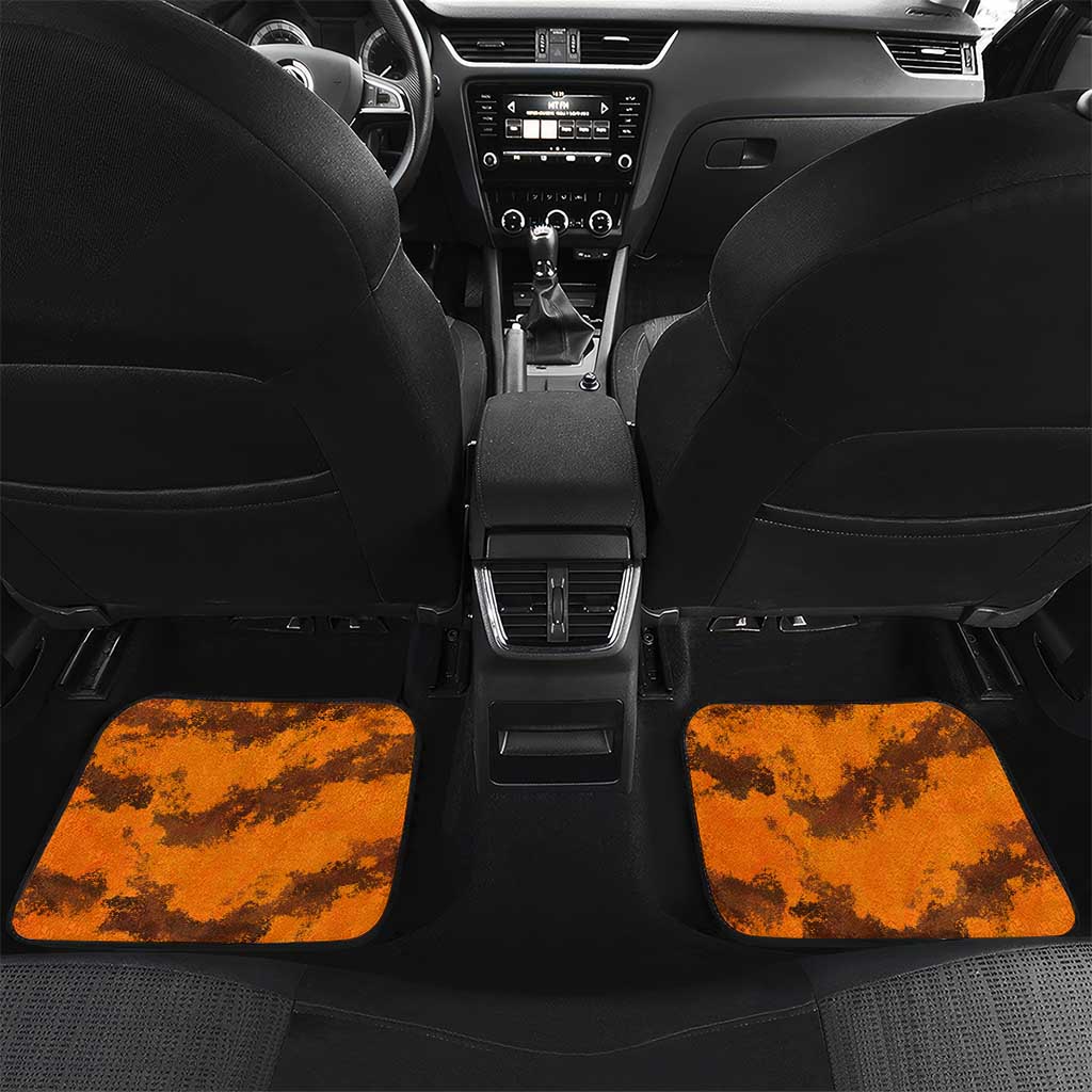 Shaka Zulu Car Mats Warrior Fiery Roaring Lion - Never Retreat Never Surrender African Strength and Courage - Wonder Print Shop