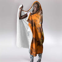 Shaka Zulu Hooded Blanket Warrior Fiery Roaring Lion - Never Retreat Never Surrender African Strength and Courage - Wonder Print Shop