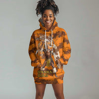Shaka Zulu Hoodie Dress Warrior Fiery Roaring Lion - Never Retreat Never Surrender African Strength and Courage - Wonder Print Shop