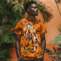 Shaka Zulu T shirt Warrior Fiery Roaring Lion - Never Retreat Never Surrender African Strength and Courage - Wonder Print Shop