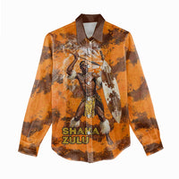 Shaka Zulu Women Casual Shirt Warrior Fiery Roaring Lion - Never Retreat Never Surrender African Strength and Courage - Wonder Print Shop