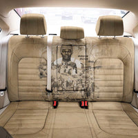 Mansa Musa Back Car Seat Cover Sepia Map Historic Pilgrimage Empire Expedition 1324 African Royalty Legacy - Wonder Print Shop