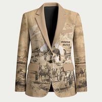 Mansa Musa Blazer Sepia Map Historic Pilgrimage Empire Expedition 1324 African Royalty Legacy - Wonder Print Shop