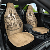 Mansa Musa Car Seat Cover Sepia Map Historic Pilgrimage Empire Expedition 1324 African Royalty Legacy - Wonder Print Shop