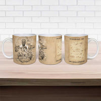 Mansa Musa Ceramic Mug Sepia Map Historic Pilgrimage Empire Expedition 1324 African Royalty Legacy - Wonder Print Shop