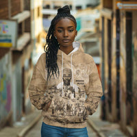 Mansa Musa Hoodie Sepia Map Historic Pilgrimage Empire Expedition 1324 African Royalty Legacy - Wonder Print Shop