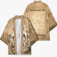 Mansa Musa Kimono Sepia Map Historic Pilgrimage Empire Expedition 1324 African Royalty Legacy - Wonder Print Shop
