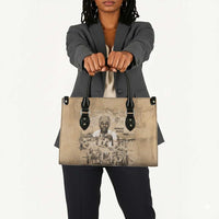 Mansa Musa Leather Bag Sepia Map Historic Pilgrimage Empire Expedition 1324 African Royalty Legacy - Wonder Print Shop