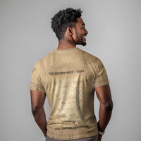 Mansa Musa T shirt Sepia Map Historic Pilgrimage Empire Expedition 1324 African Royalty Legacy - Wonder Print Shop