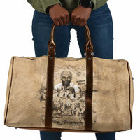 Mansa Musa Travel Bag Sepia Map Historic Pilgrimage Empire Expedition 1324 African Royalty Legacy - Wonder Print Shop