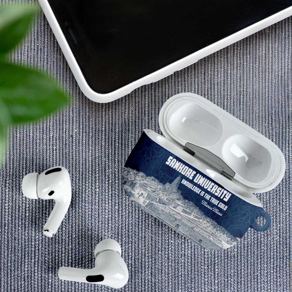 Mansa Musa Sankore University AirPods Case Knowledge is the True Gold - African Scholarly Legacy - Wonder Print Shop