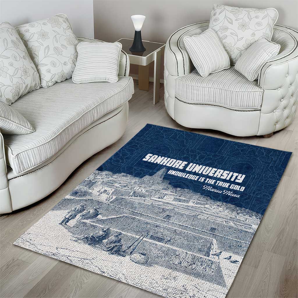Mansa Musa Sankore University Area Rug Knowledge is the True Gold - African Scholarly Legacy - Wonder Print Shop