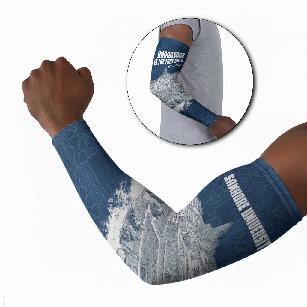 Mansa Musa Sankore University Arm Sleeves Knowledge is the True Gold - African Scholarly Legacy - Wonder Print Shop