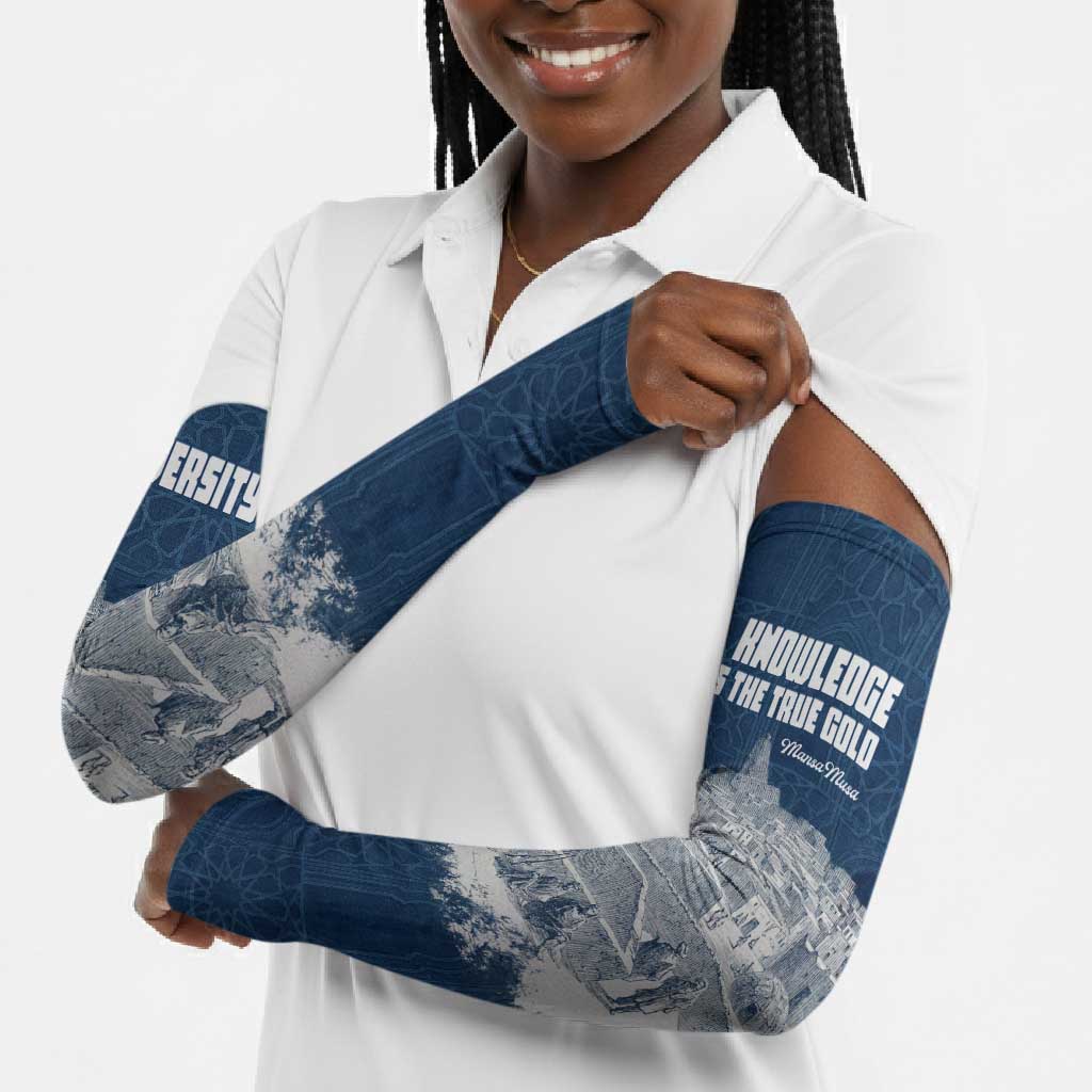 Mansa Musa Sankore University Arm Sleeves Knowledge is the True Gold - African Scholarly Legacy - Wonder Print Shop