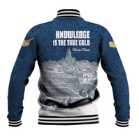 Mansa Musa Sankore University Baseball Jacket Knowledge is the True Gold - African Scholarly Legacy - Wonder Print Shop