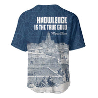 Mansa Musa Sankore University Baseball Jersey Knowledge is the True Gold - African Scholarly Legacy - Wonder Print Shop