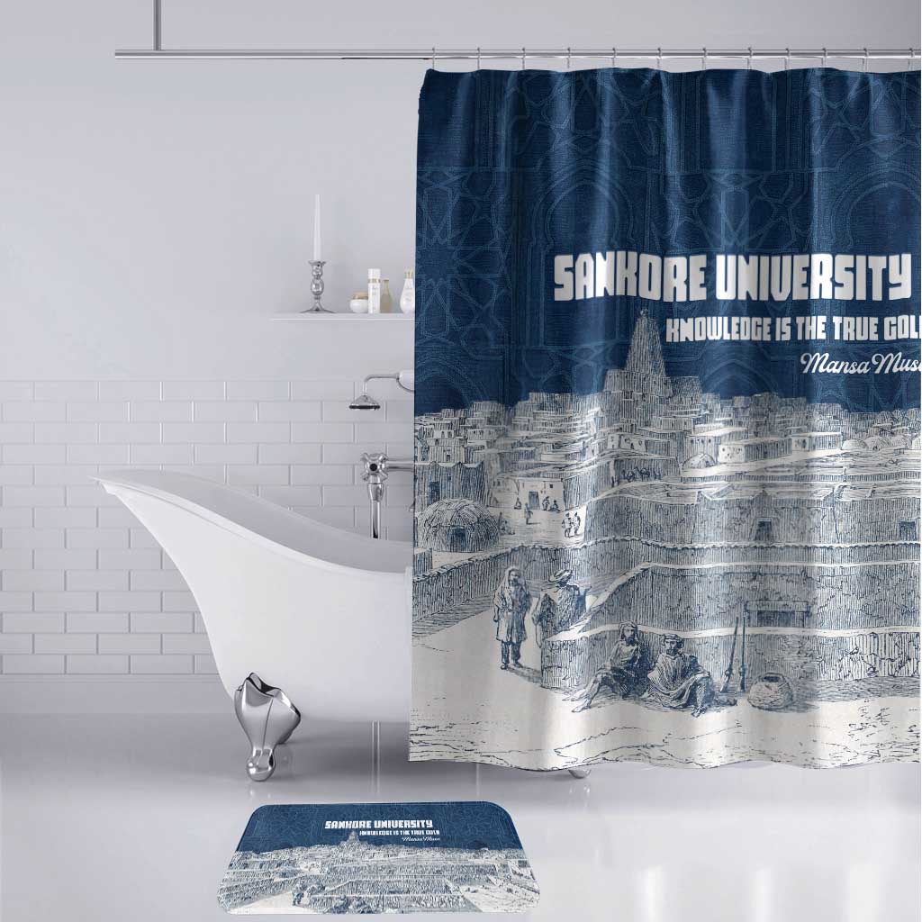 Mansa Musa Sankore University Bathroom Set Knowledge is the True Gold - African Scholarly Legacy - Wonder Print Shop