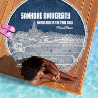 Mansa Musa Sankore University Beach Blanket Knowledge is the True Gold - African Scholarly Legacy - Wonder Print Shop