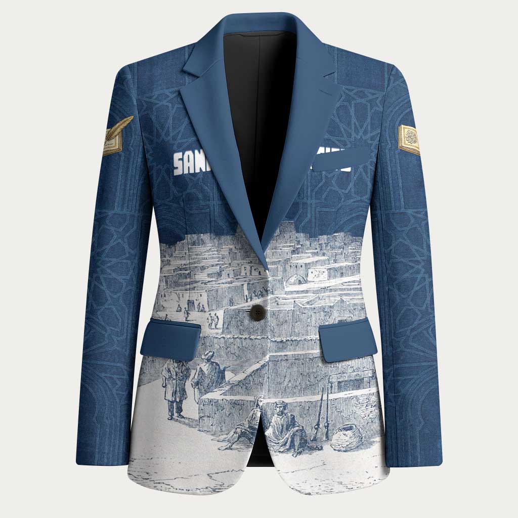 Mansa Musa Sankore University Blazer Knowledge is the True Gold - African Scholarly Legacy - Wonder Print Shop