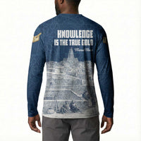 Mansa Musa Sankore University Button Sweatshirt Knowledge is the True Gold - African Scholarly Legacy