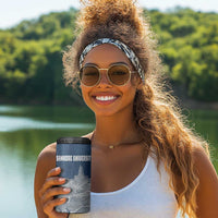 Mansa Musa Sankore University 4 in 1 Can Cooler Tumbler Knowledge is the True Gold - African Scholarly Legacy - Wonder Print Shop