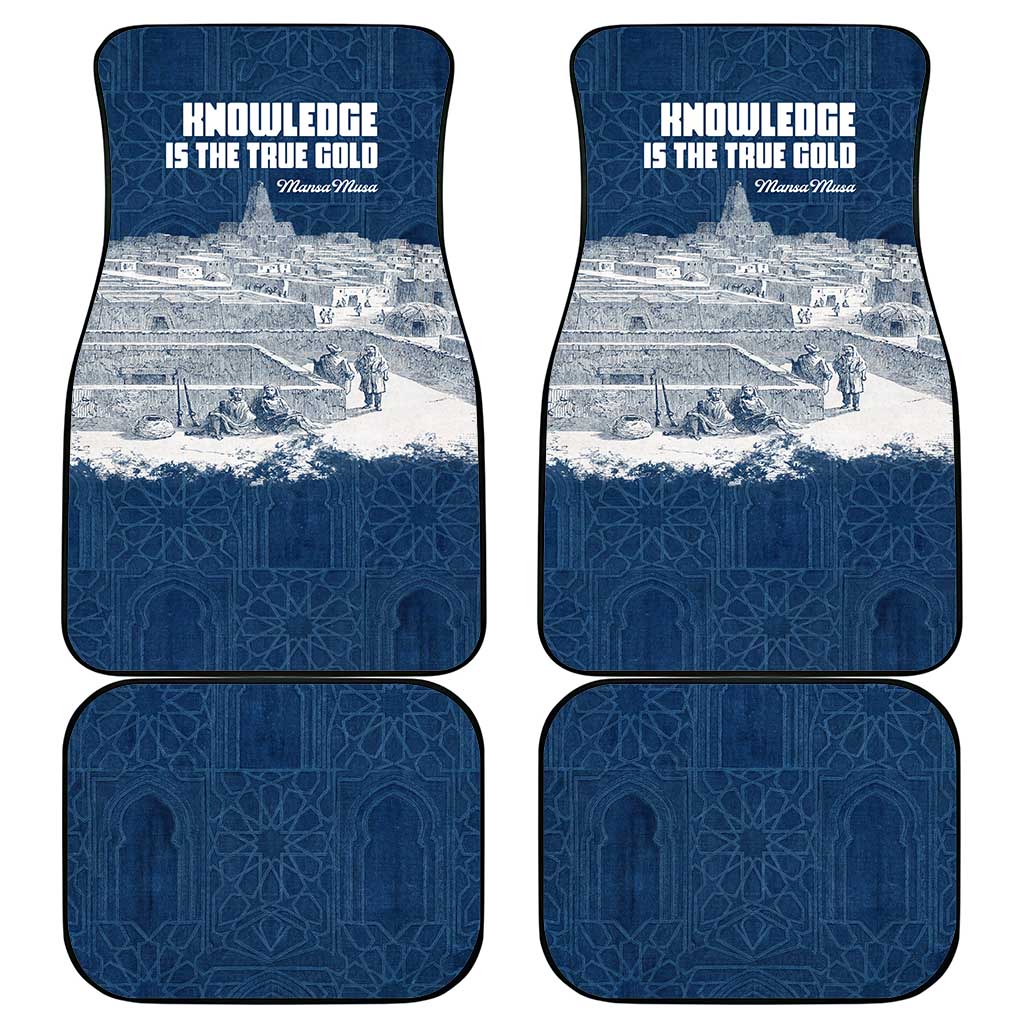 Mansa Musa Sankore University Car Mats Knowledge is the True Gold - African Scholarly Legacy - Wonder Print Shop