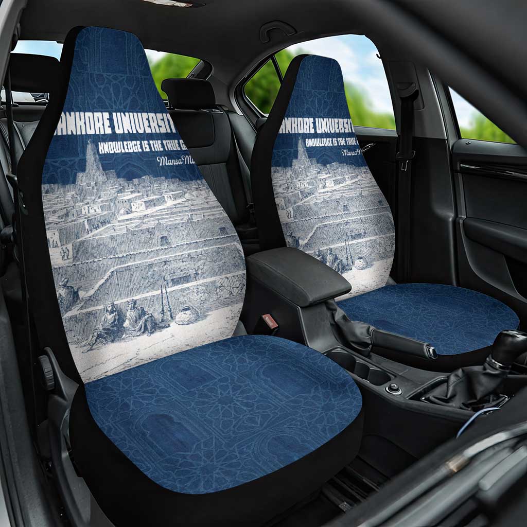 Mansa Musa Sankore University Car Seat Cover Knowledge is the True Gold - African Scholarly Legacy - Wonder Print Shop