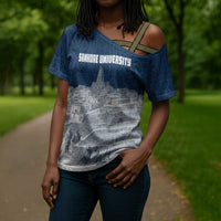 Mansa Musa Sankore University Cross Shoulder Shirt Knowledge is the True Gold - African Scholarly Legacy - Wonder Print Shop