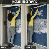 Mansa Musa Sankore University Door Cover Knowledge is the True Gold - African Scholarly Legacy - Wonder Print Shop