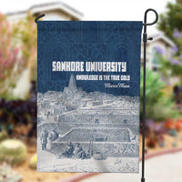 Mansa Musa Sankore University Garden Flag Knowledge is the True Gold - African Scholarly Legacy - Wonder Print Shop