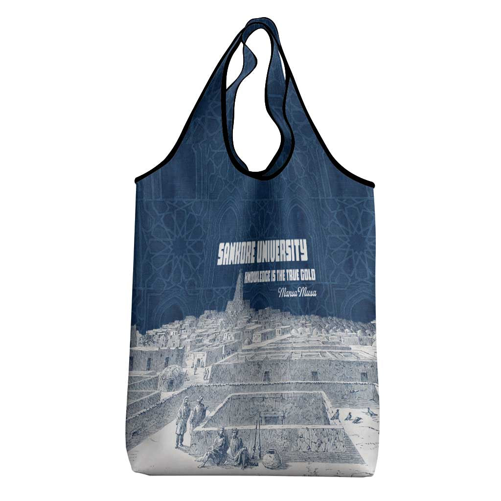 Mansa Musa Sankore University Grocery Bag Knowledge is the True Gold - African Scholarly Legacy - Wonder Print Shop