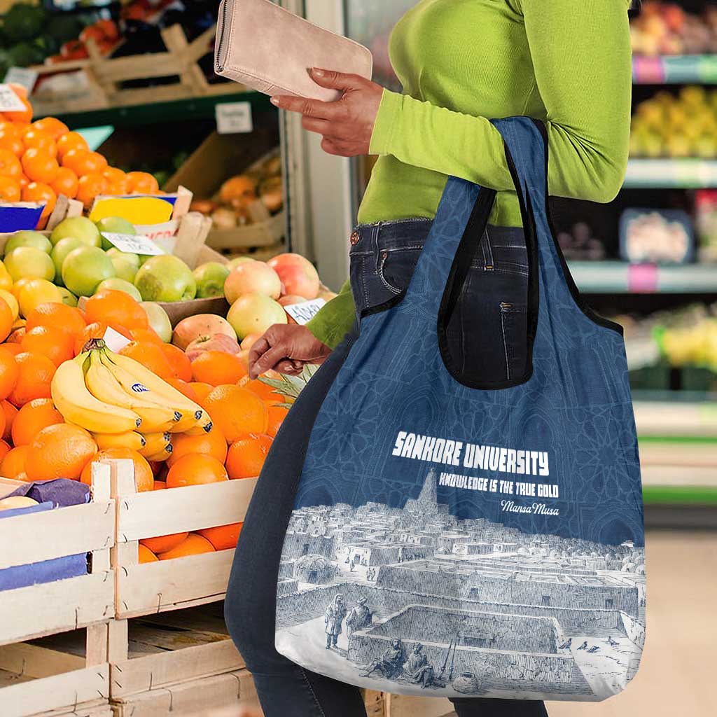 Mansa Musa Sankore University Grocery Bag Knowledge is the True Gold - African Scholarly Legacy - Wonder Print Shop