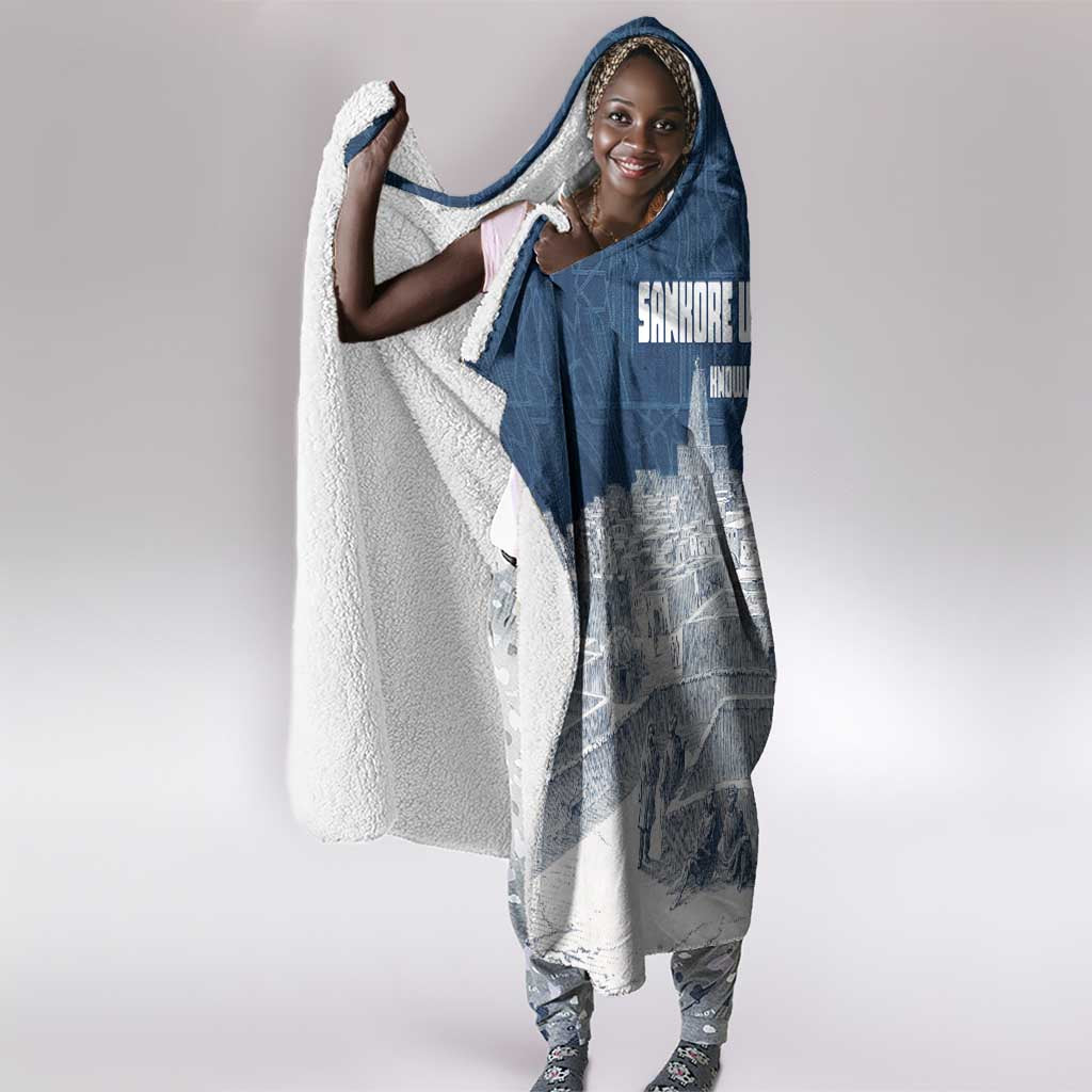 Mansa Musa Sankore University Hooded Blanket Knowledge is the True Gold - African Scholarly Legacy - Wonder Print Shop