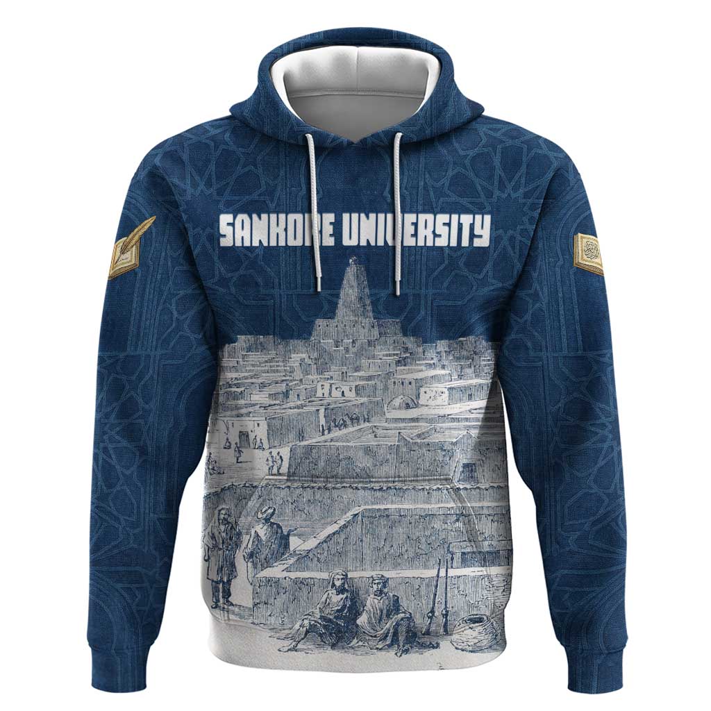 Mansa Musa Sankore University Hoodie Knowledge is the True Gold - African Scholarly Legacy - Wonder Print Shop