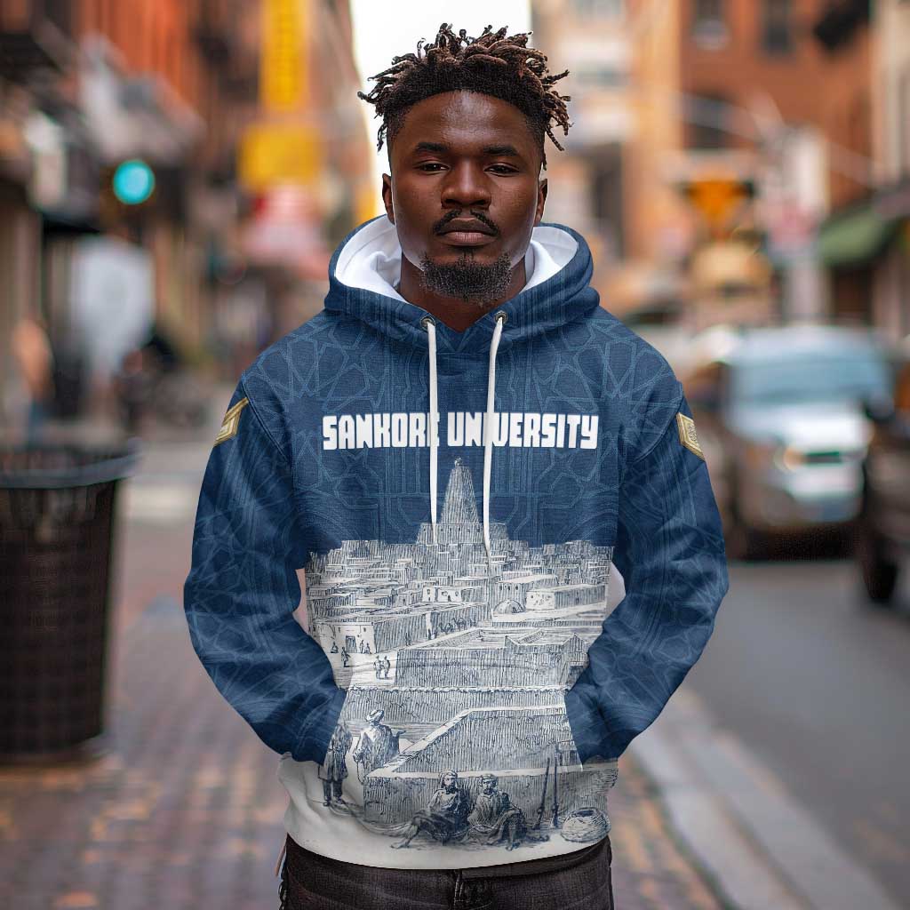 Mansa Musa Sankore University Hoodie Knowledge is the True Gold - African Scholarly Legacy - Wonder Print Shop