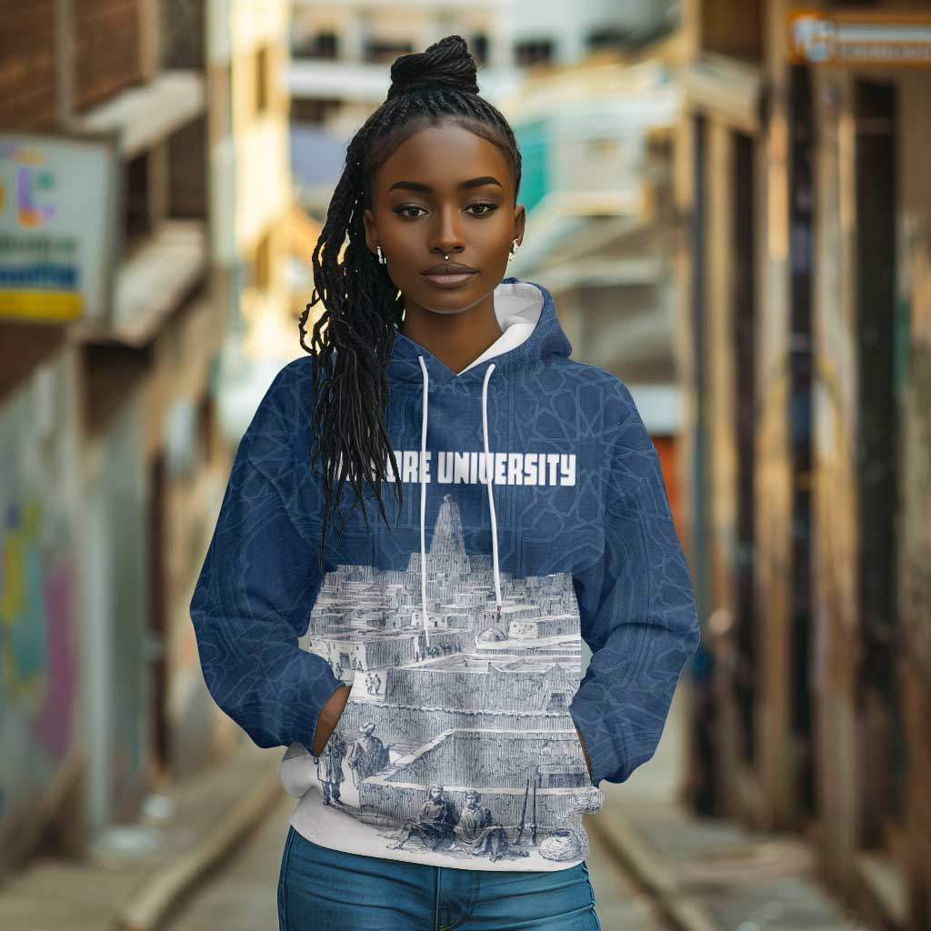 Mansa Musa Sankore University Hoodie Knowledge is the True Gold - African Scholarly Legacy - Wonder Print Shop