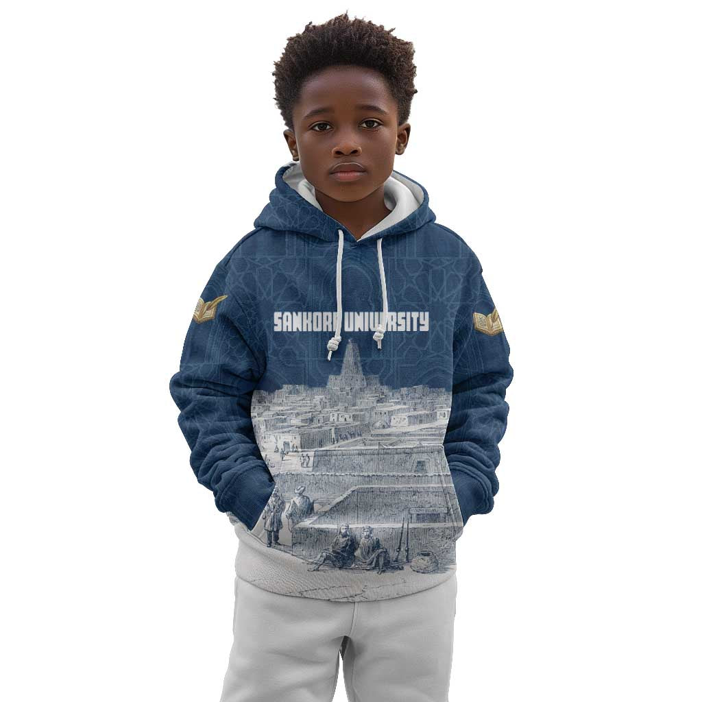 Mansa Musa Sankore University Kid Hoodie Knowledge is the True Gold - African Scholarly Legacy - Wonder Print Shop