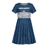 Mansa Musa Sankore University Kid Short Sleeve Dress Knowledge is the True Gold - African Scholarly Legacy - Wonder Print Shop