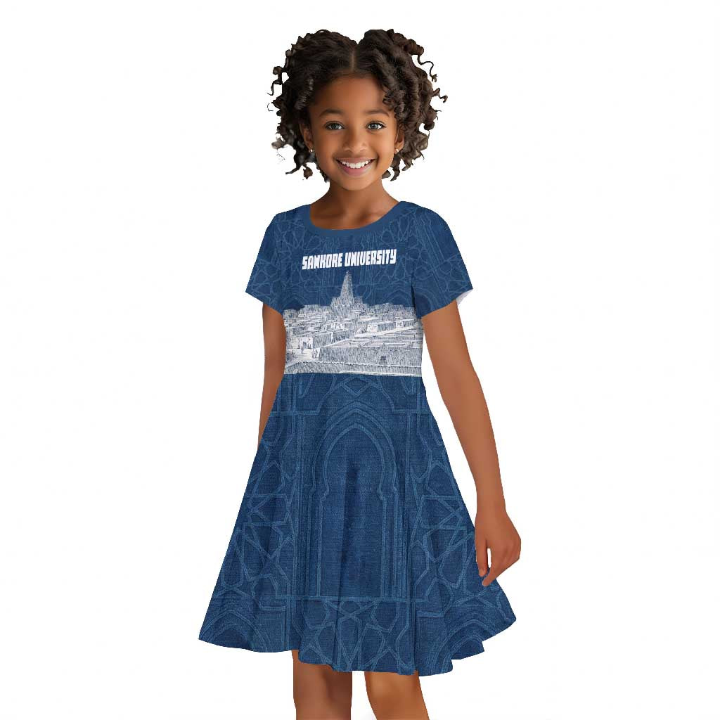 Mansa Musa Sankore University Kid Short Sleeve Dress Knowledge is the True Gold - African Scholarly Legacy - Wonder Print Shop