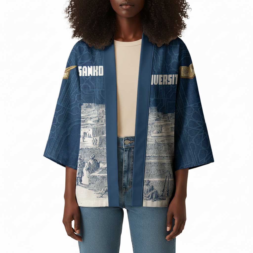 Mansa Musa Sankore University Kimono Knowledge is the True Gold - African Scholarly Legacy - Wonder Print Shop