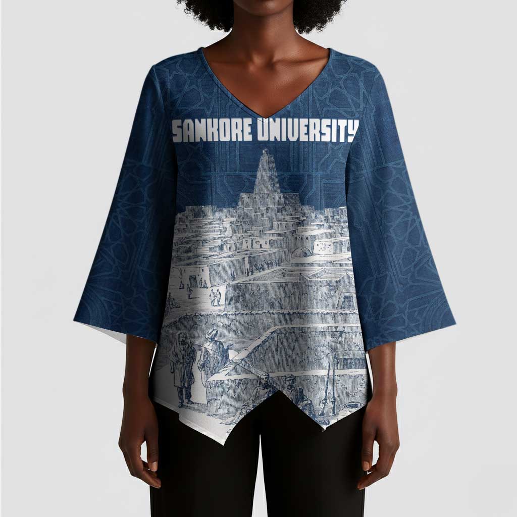 Mansa Musa Sankore University Kimono Sleeve Blouse Knowledge is the True Gold - African Scholarly Legacy - Wonder Print Shop