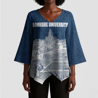Mansa Musa Sankore University Kimono Sleeve Blouse Knowledge is the True Gold - African Scholarly Legacy - Wonder Print Shop