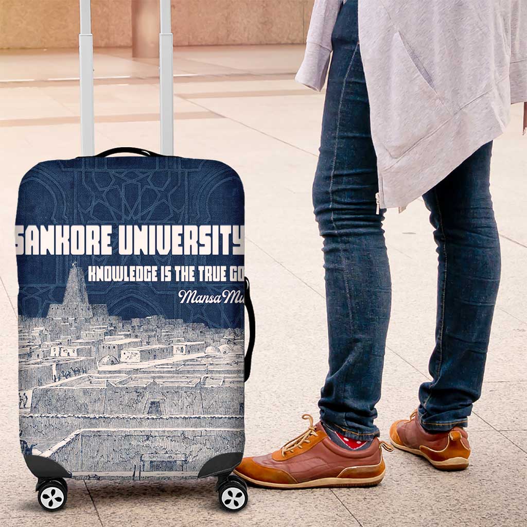 Mansa Musa Sankore University Luggage Cover Knowledge is the True Gold - African Scholarly Legacy - Wonder Print Shop