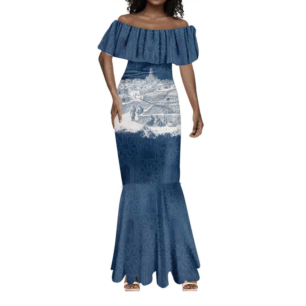 Mansa Musa Sankore University Mermaid Dress Knowledge is the True Gold - African Scholarly Legacy - Wonder Print Shop