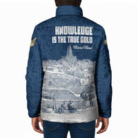 Mansa Musa Sankore University Padded Jacket Knowledge is the True Gold - African Scholarly Legacy - Wonder Print Shop