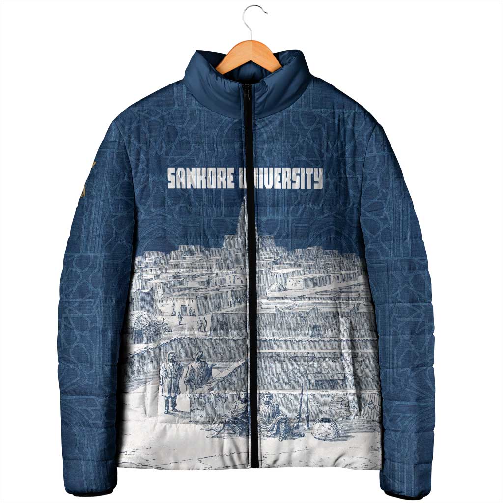 Mansa Musa Sankore University Padded Jacket Knowledge is the True Gold - African Scholarly Legacy - Wonder Print Shop