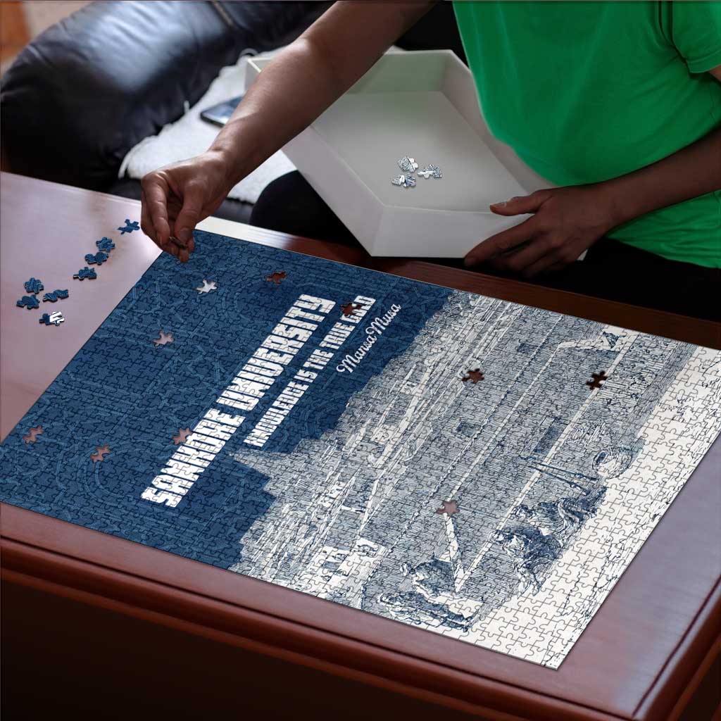 Mansa Musa Sankore University Puzzle Knowledge is the True Gold - African Scholarly Legacy - Wonder Print Shop
