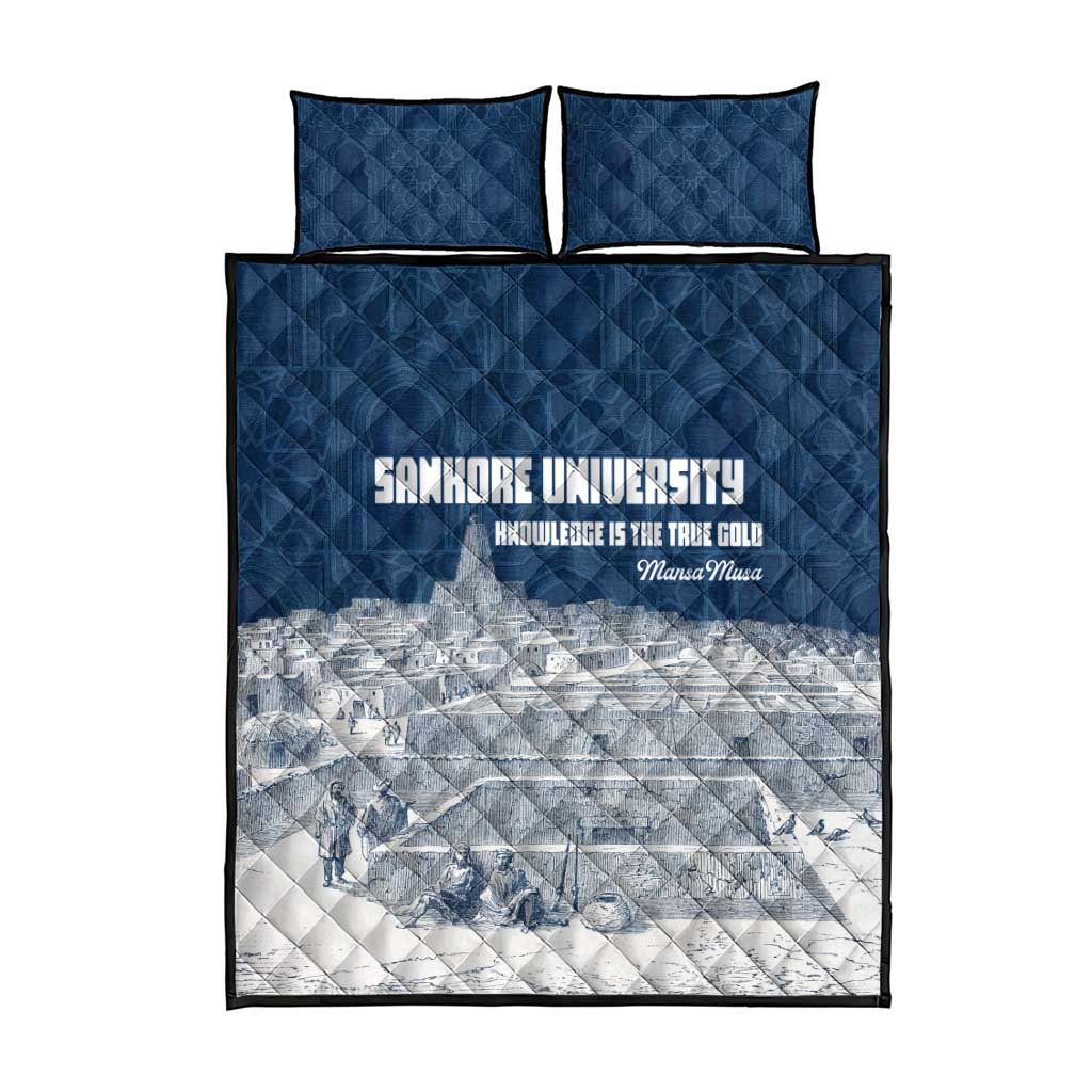 Mansa Musa Sankore University Quilt Bed Set Knowledge is the True Gold - African Scholarly Legacy - Wonder Print Shop